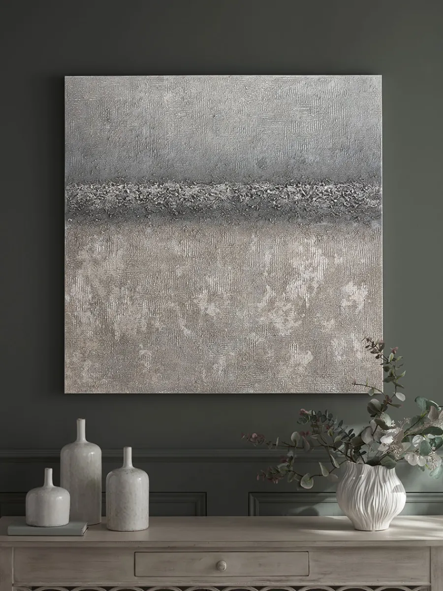 Cox & Cox Wall Art<Abstract Breaking Waves Canvas