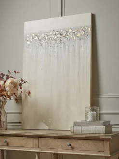 Cox & Cox Wall Art<Abstract Waterfall Canvas