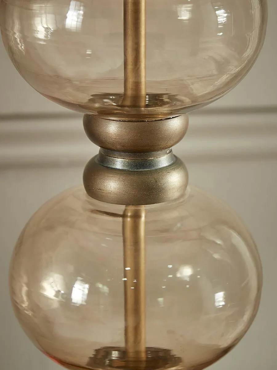 Cox & Cox Table Lamps<Aged Bubble Glass Table Lamp