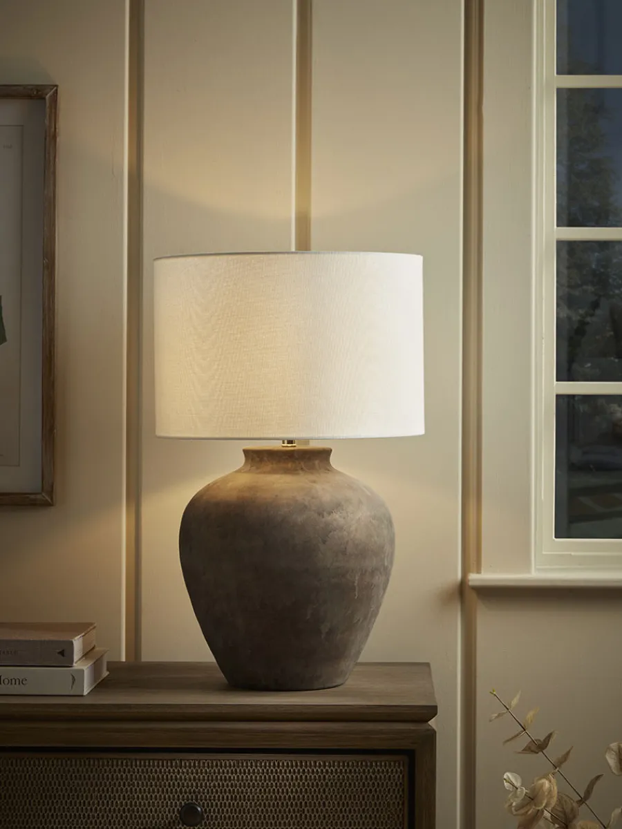Cox & Cox Table Lamps|Bedside Lights<Aged Ceramic Table Lamp