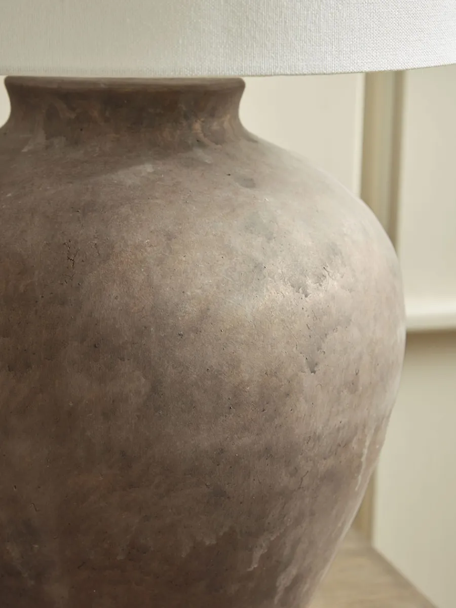 Cox & Cox Table Lamps|Bedside Lights<Aged Ceramic Table Lamp