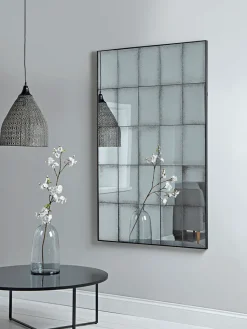 Cox & Cox Wall Mirrors<Aged Glass Panel Mirror