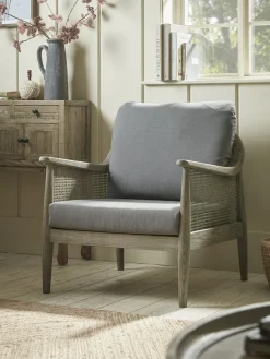 Cox & Cox Occasional Chairs<Aged Wicker Occasional Chair