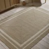 Cox & Cox Rugs|Rugs<Agna Border Rug - Natural