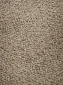 Cox & Cox Rugs|Rugs<Agna Round Scalloped Rug - Natural