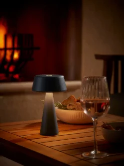 Cox & Cox Decorative Outdoor Lights|Decorative Outdoor Lights<Aldan Outdoor Table Lamp - Black