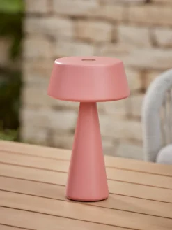 Cox & Cox Decorative Outdoor Lights|Decorative Outdoor Lights<Aldan Outdoor Table Lamp - Coral