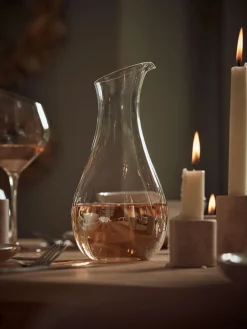 Cox & Cox Kitchen Accessories & Tableware|Glassware<Amber Asymmetric Glass Carafe