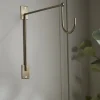 Cox & Cox Hooks & Hook Racks<Antique Brass Effect Wall Hook