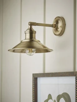 Cox & Cox Wall Lights<Antique Brass Wall Light