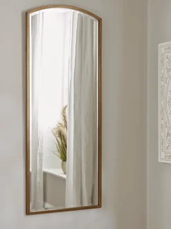 Cox & Cox Full Length Mirrors|Wall Mirrors<Antique Gold Arch Top - Full Length Mirror