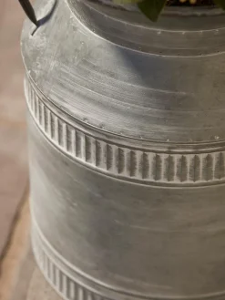 Cox & Cox Plant Pots & Troughs<Antique Zinc Milk Churn