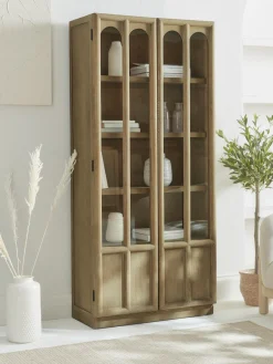 Cox & Cox Cabinets<Arched Display Cabinet