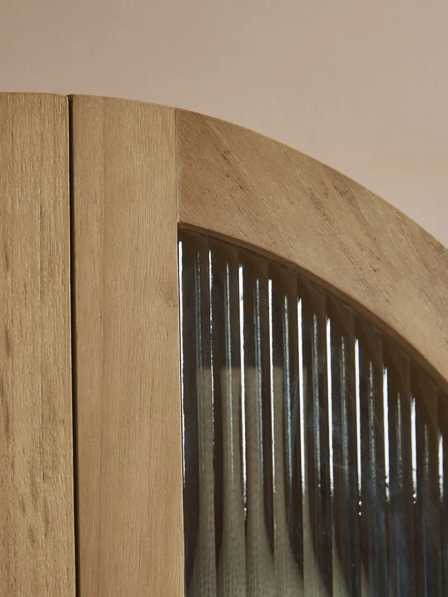 Cox & Cox Cabinets<Arched Teak Storage Cabinet