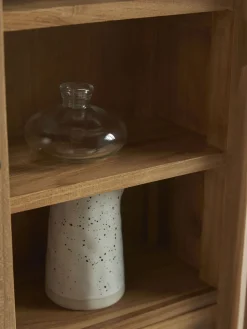 Cox & Cox Cabinets<Arched Teak Storage Cabinet