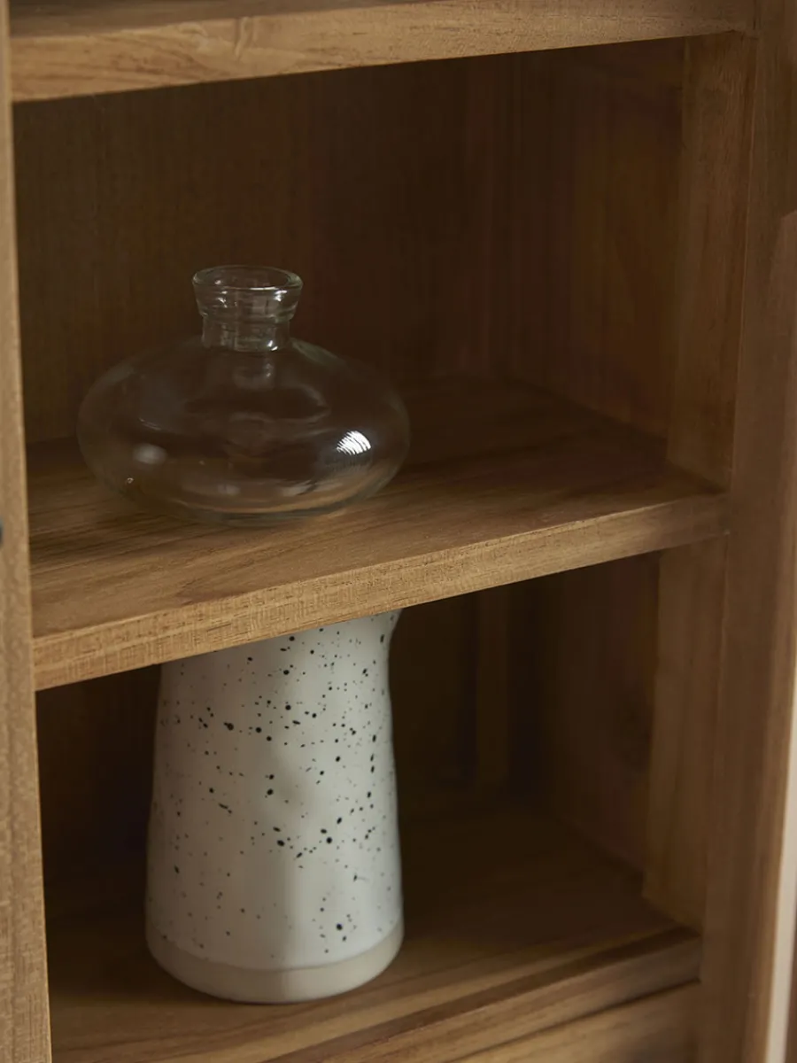 Cox & Cox Cabinets<Arched Teak Storage Cabinet