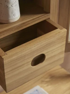 Cox & Cox Cabinets<Arched Teak Storage Cabinet