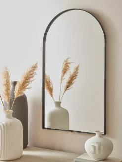 Cox & Cox Wall Mirrors<Arched Wall Mirror - Black