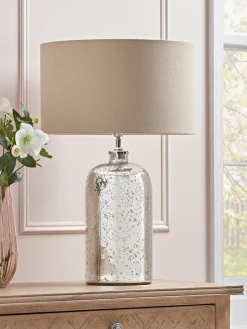 Cox & Cox Table Lamps<Aria Mercuried Glass Table Lamp - Large