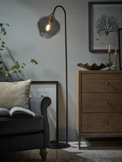 Cox & Cox Floor Lamps<Bell Floor Lamp - Black