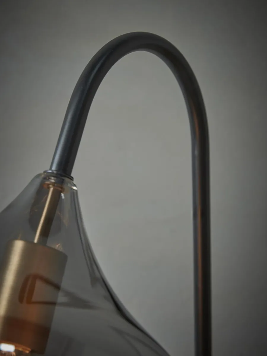 Cox & Cox Floor Lamps<Bell Floor Lamp - Black