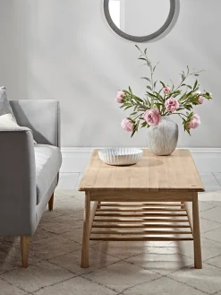 Cox & Cox Coffee Tables<Bergen Oak Coffee Table - Natural