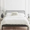 Cox & Cox Beds, Headboards & Mattresses<Bergen Oak Double Bed - Black