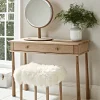 Cox & Cox Dressing Tables & Stools|Dressing Tables & Stools<Bergen Oak Dressing Table - Natural