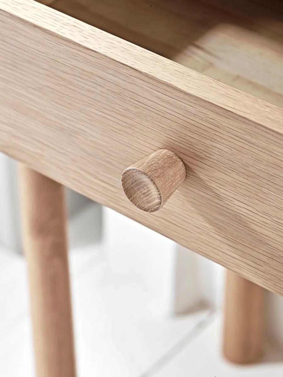 Cox & Cox Dressing Tables & Stools|Dressing Tables & Stools<Bergen Oak Dressing Table - Natural