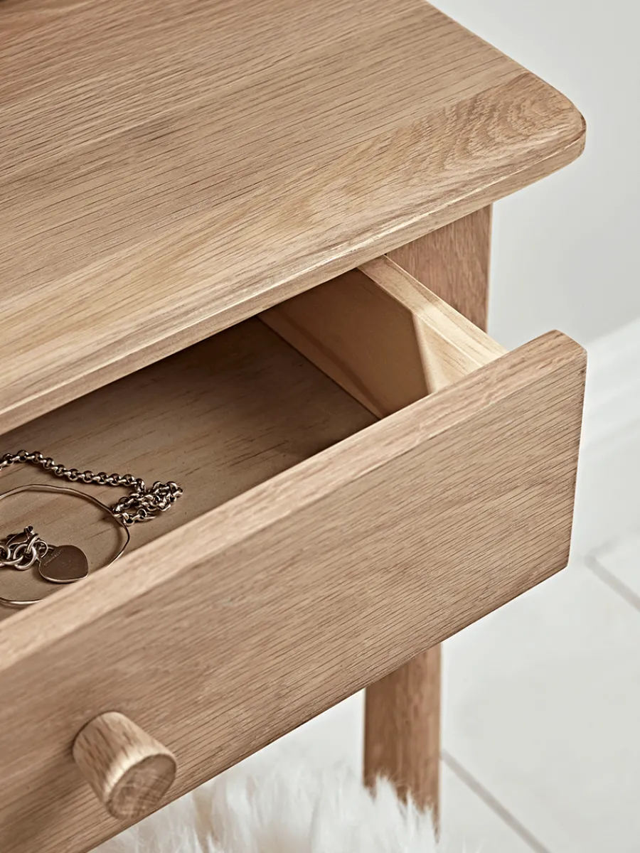 Cox & Cox Dressing Tables & Stools|Dressing Tables & Stools<Bergen Oak Dressing Table - Natural