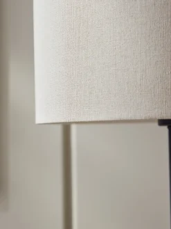 Cox & Cox Floor Lamps<Black & Beige Floor Lamp