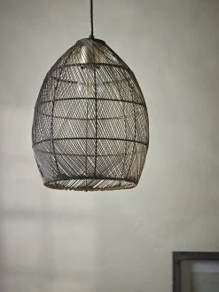 Cox & Cox Pendants<Black Metal Woven Pendant