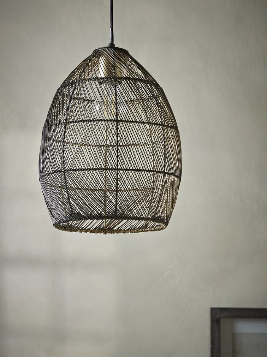 Cox & Cox Pendants<Black Metal Woven Pendant