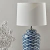 Cox & Cox Table Lamps<Blue Fish Table Lamp