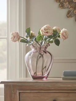 Cox & Cox Vases<Blush Scalloped Edge Vase