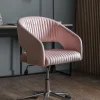 Cox & Cox Office Chairs<Blush Velvet Office Chair