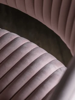 Cox & Cox Office Chairs<Blush Velvet Office Chair