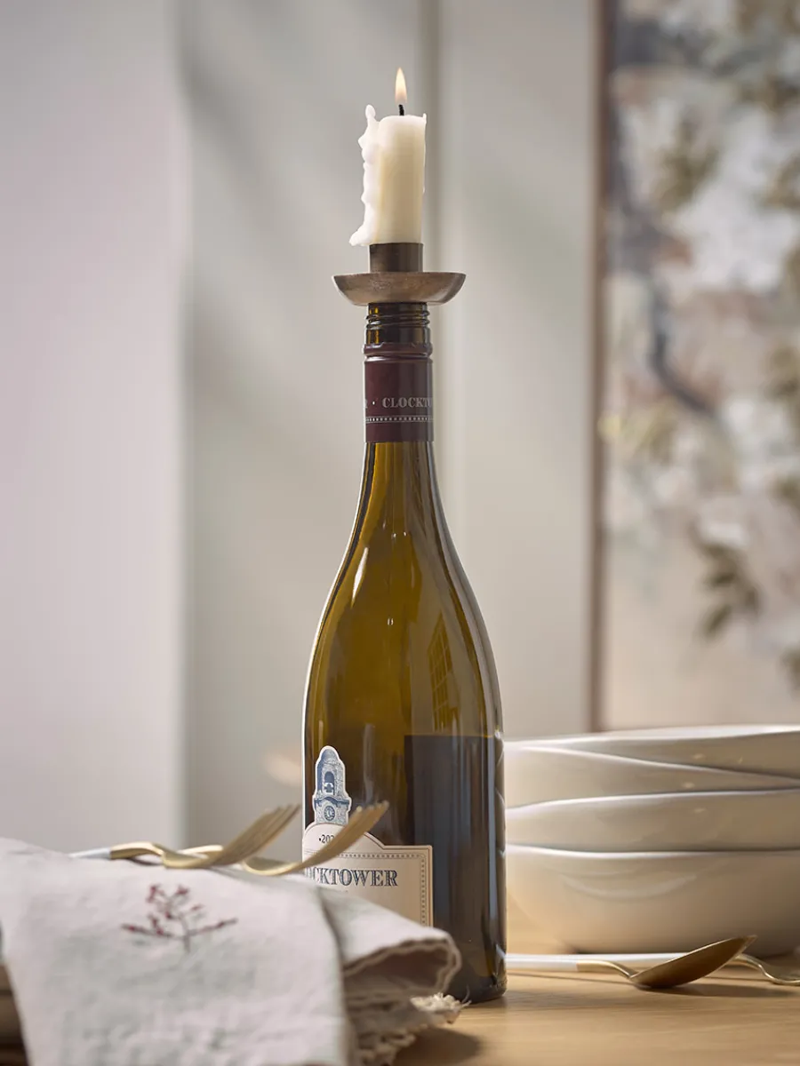 Cox & Cox Candle Holders<Bottle Top Candle Holder