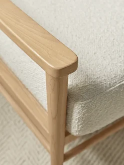 Cox & Cox Occasional Chairs|Armchairs & Loveseats<Bouclé & Cane Armchair