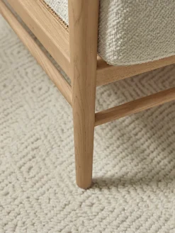 Cox & Cox Occasional Chairs|Armchairs & Loveseats<Bouclé & Cane Armchair