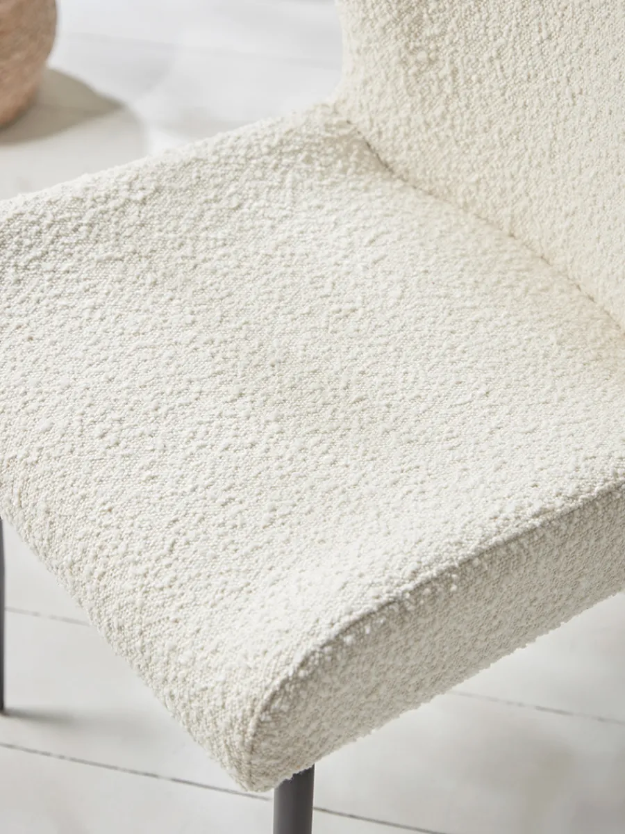 Cox & Cox Dining Chairs<Bouclé Dining Chair