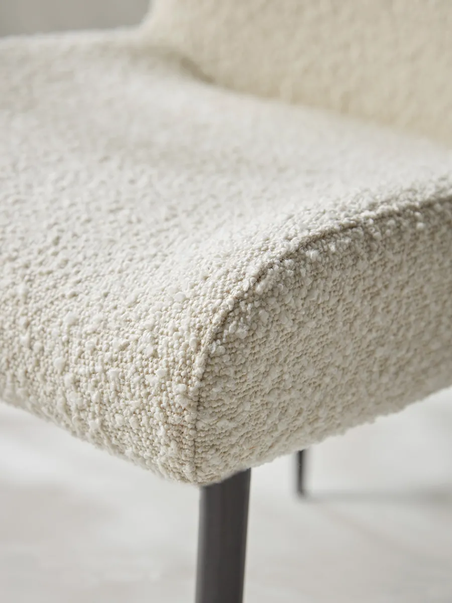 Cox & Cox Dining Chairs<Bouclé Dining Chair