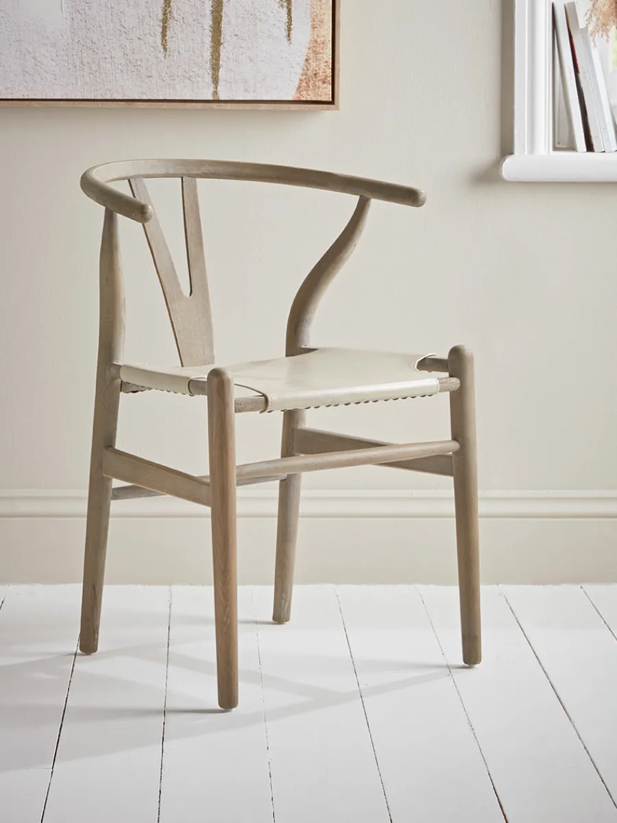 Cox & Cox Dining Chairs<Bow Back Dining Chair - Soft Grey
