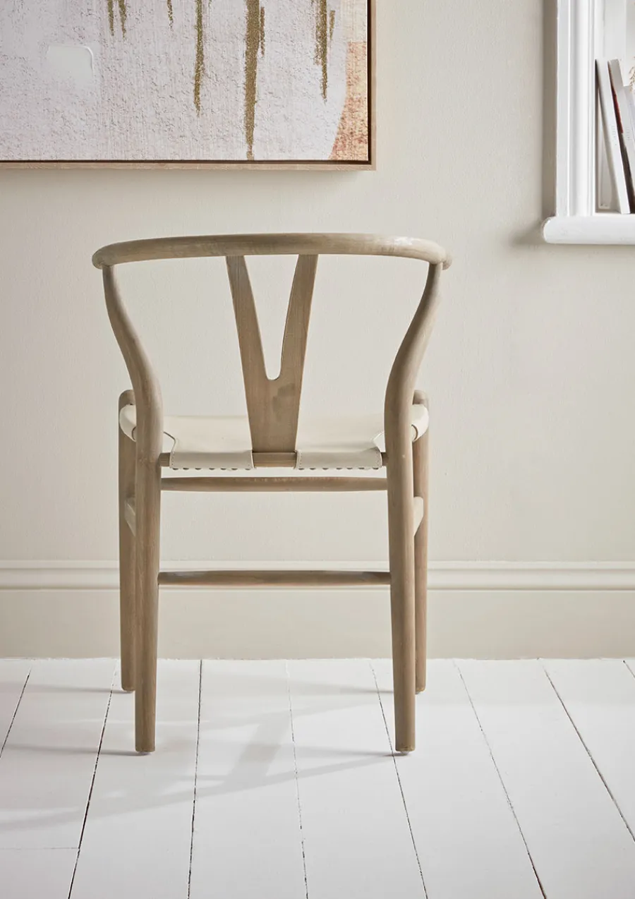 Cox & Cox Dining Chairs<Bow Back Dining Chair - Soft Grey