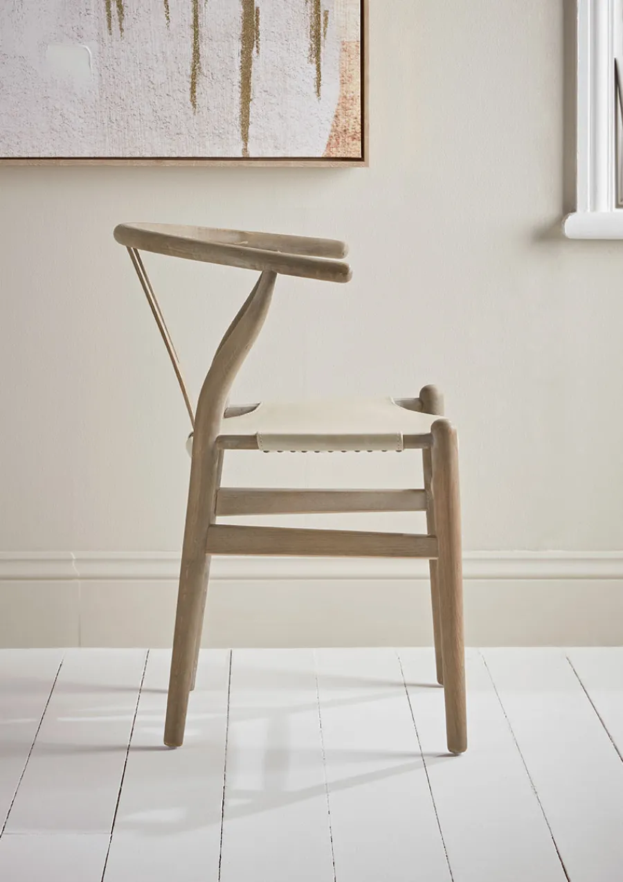 Cox & Cox Dining Chairs<Bow Back Dining Chair - Soft Grey