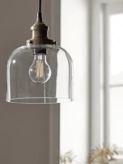 Cox & Cox Pendants<Brass & Glass Pendant