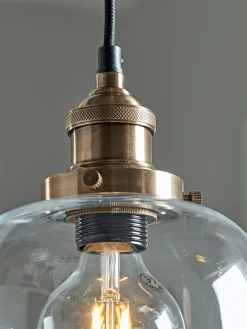 Cox & Cox Pendants<Brass & Glass Pendant