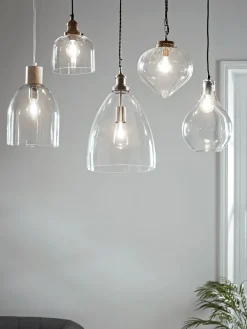 Cox & Cox Pendants<Brass & Glass Pendant