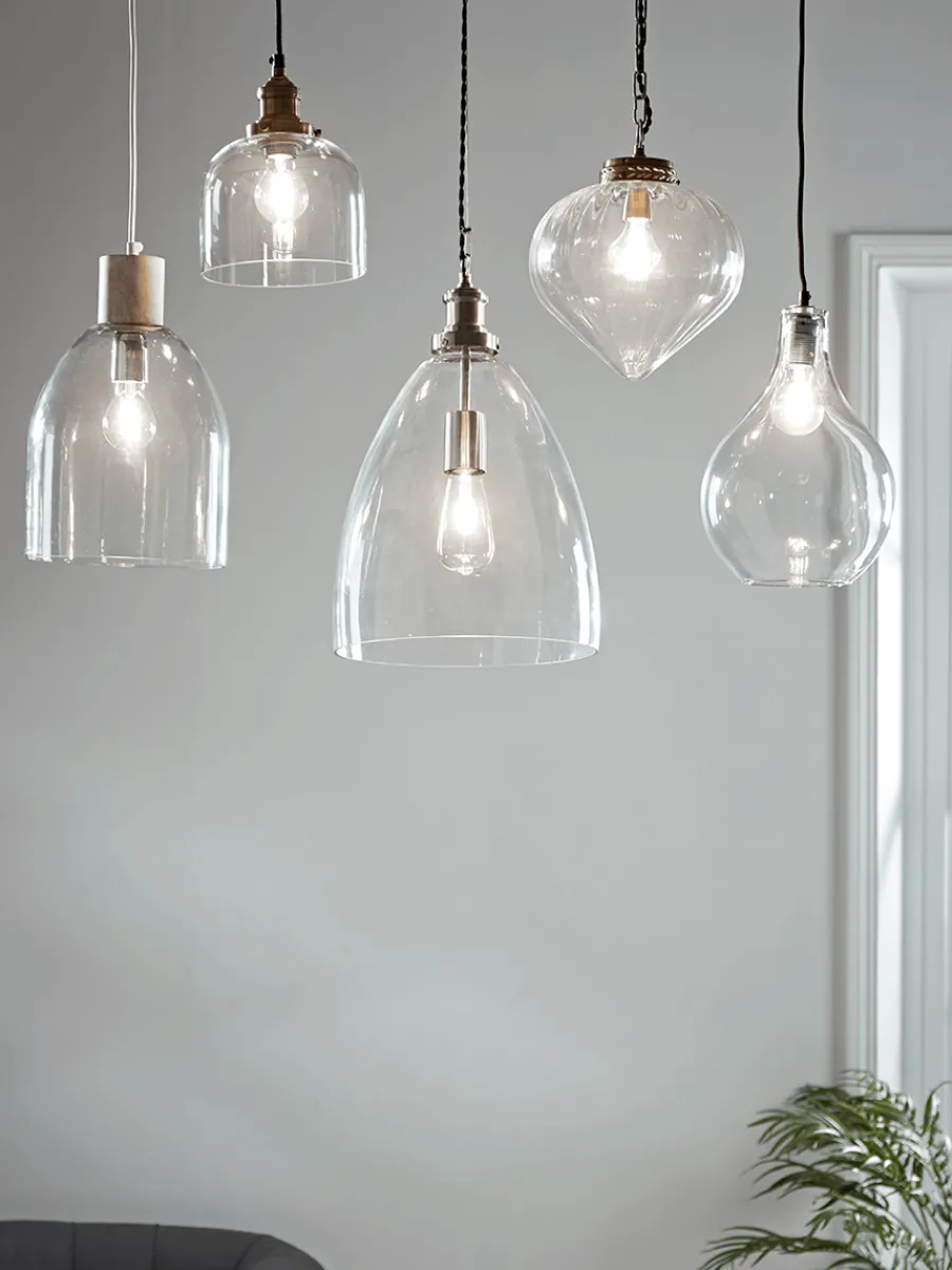 Cox & Cox Pendants<Brass & Glass Pendant
