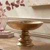 Cox & Cox Bowls, Dishes & Trinket Boxes<Brass Effect Footed Bowl